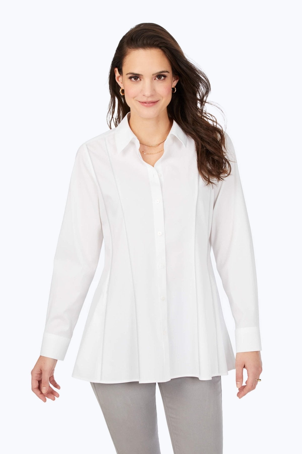 Seamed Stretch Non-Iron Tunic