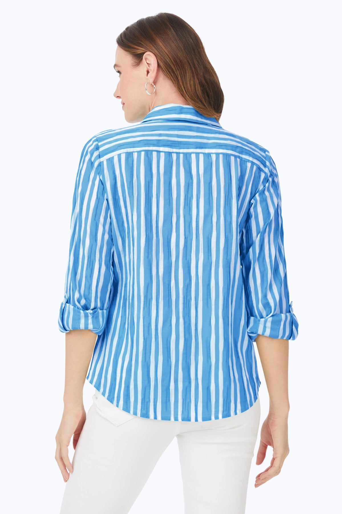 Hampton Beach Stripe Crinkle Shirt