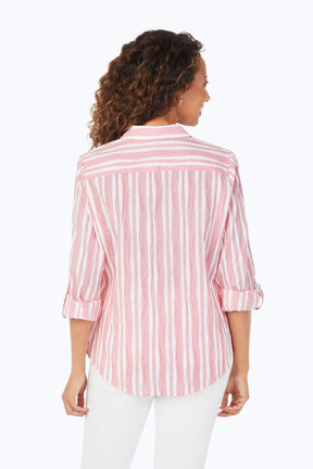 Hampton Beach Stripe Crinkle Shirt