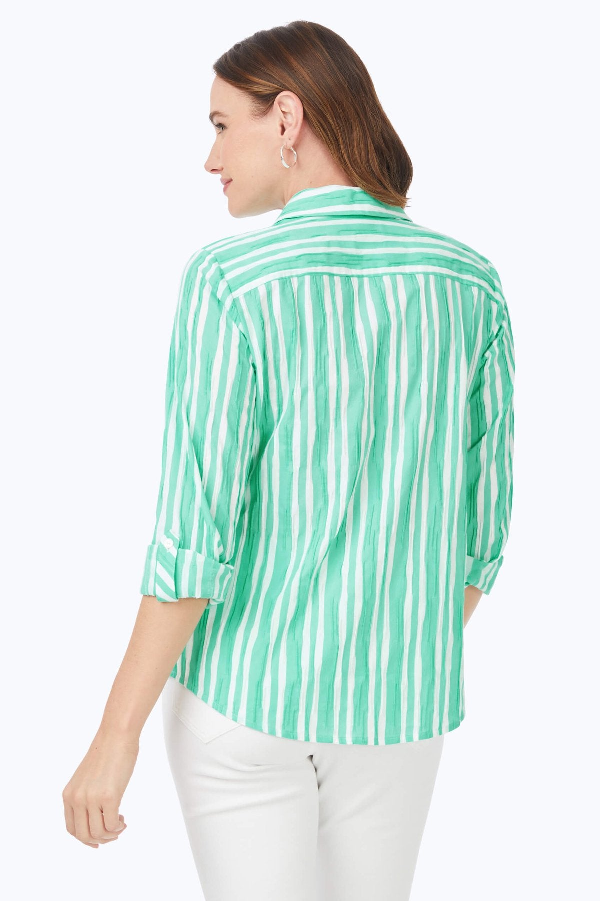 Hampton Beach Stripe Crinkle Shirt