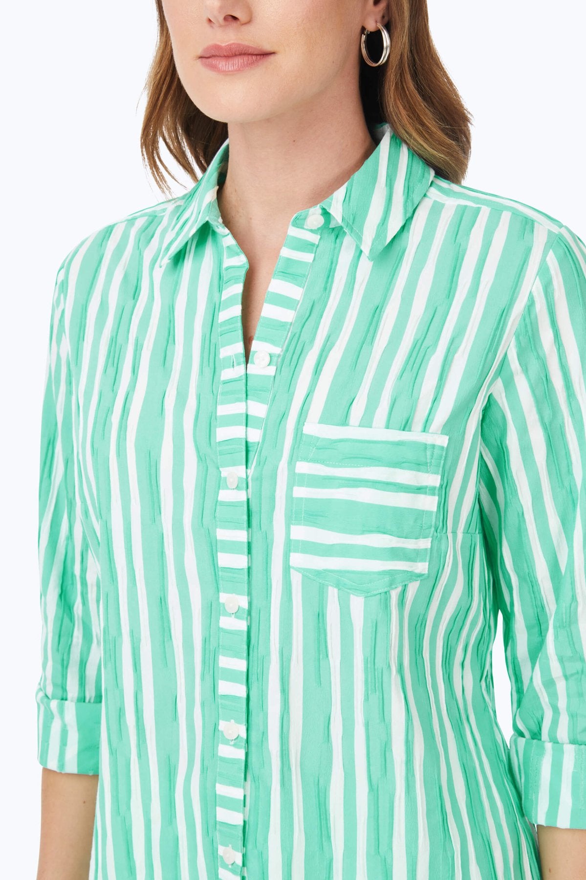 Hampton Beach Stripe Crinkle Shirt