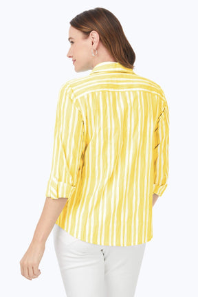 Hampton Beach Stripe Crinkle Shirt