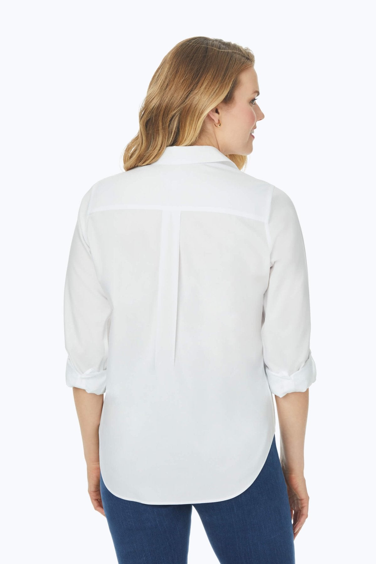 Charlie Plus Pinpoint Non-Iron Roll Tab Shirt