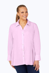 Pippa Plus Stretch Non-Iron Shirt #color_pink whisper