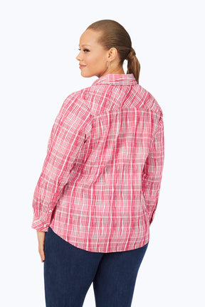 Hampton Plus Purely Plaid Crinkle Shirt