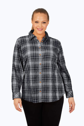 Rhea Plus Plaid Perfection Shirt