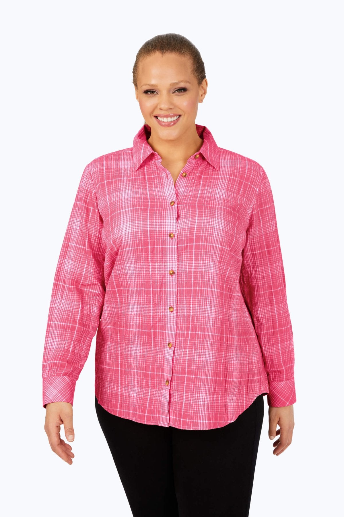 Rhea Plus Plaid Perfection Shirt