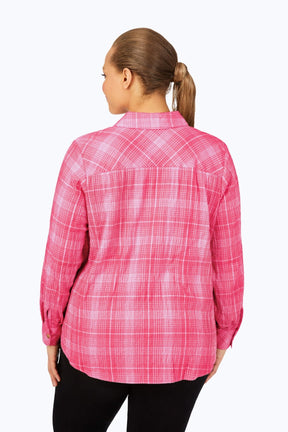 Rhea Plus Plaid Perfection Shirt