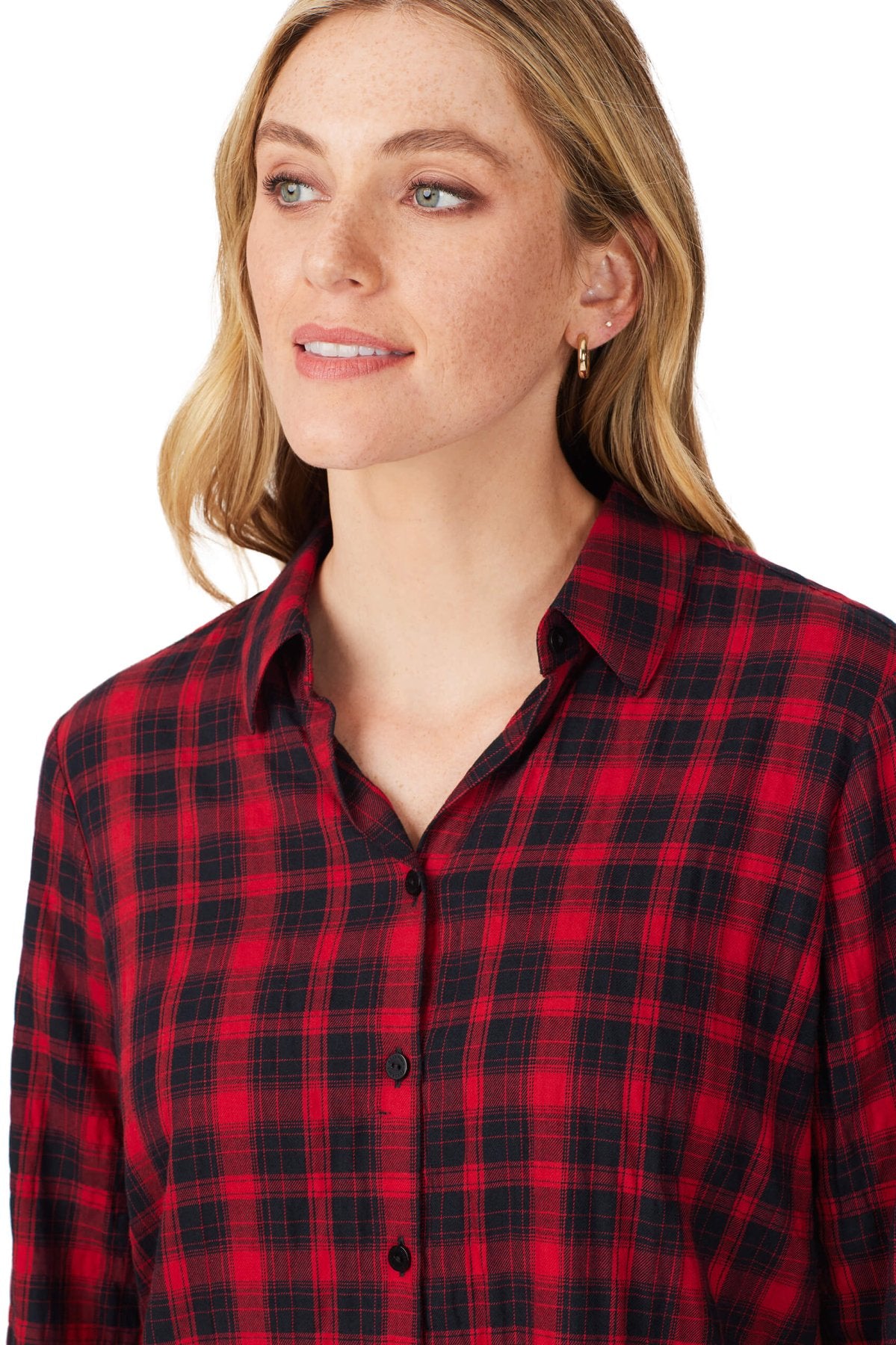 Rhea Brushed Scotch Plaid Shirt