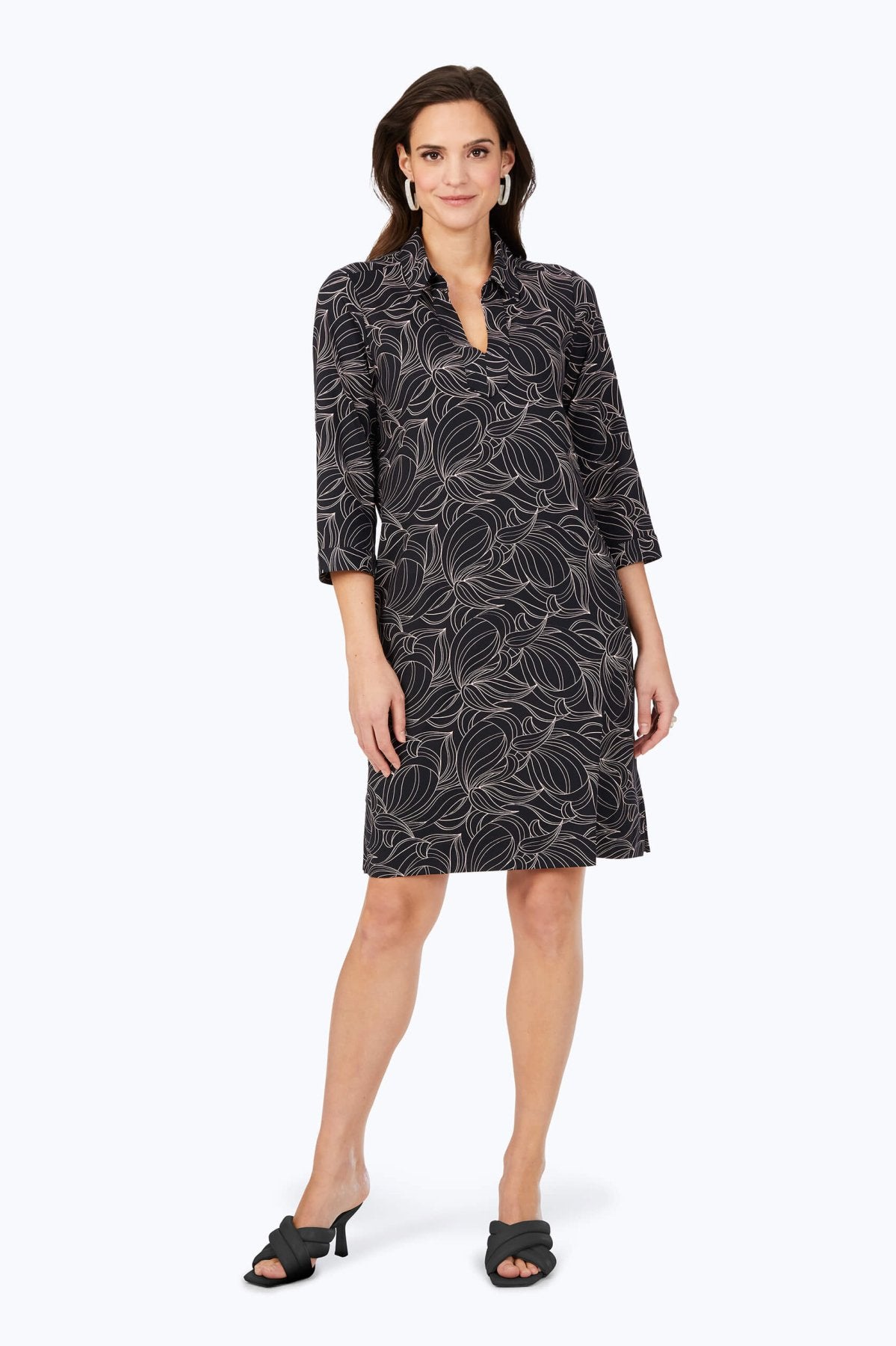 Angel Swirling Slopes Jersey Dress