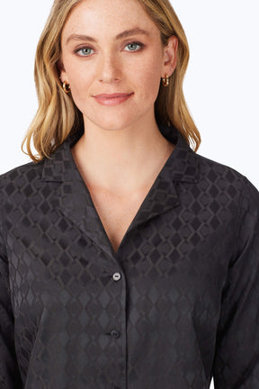 Monica Non-Iron Geo Jacquard Shirt