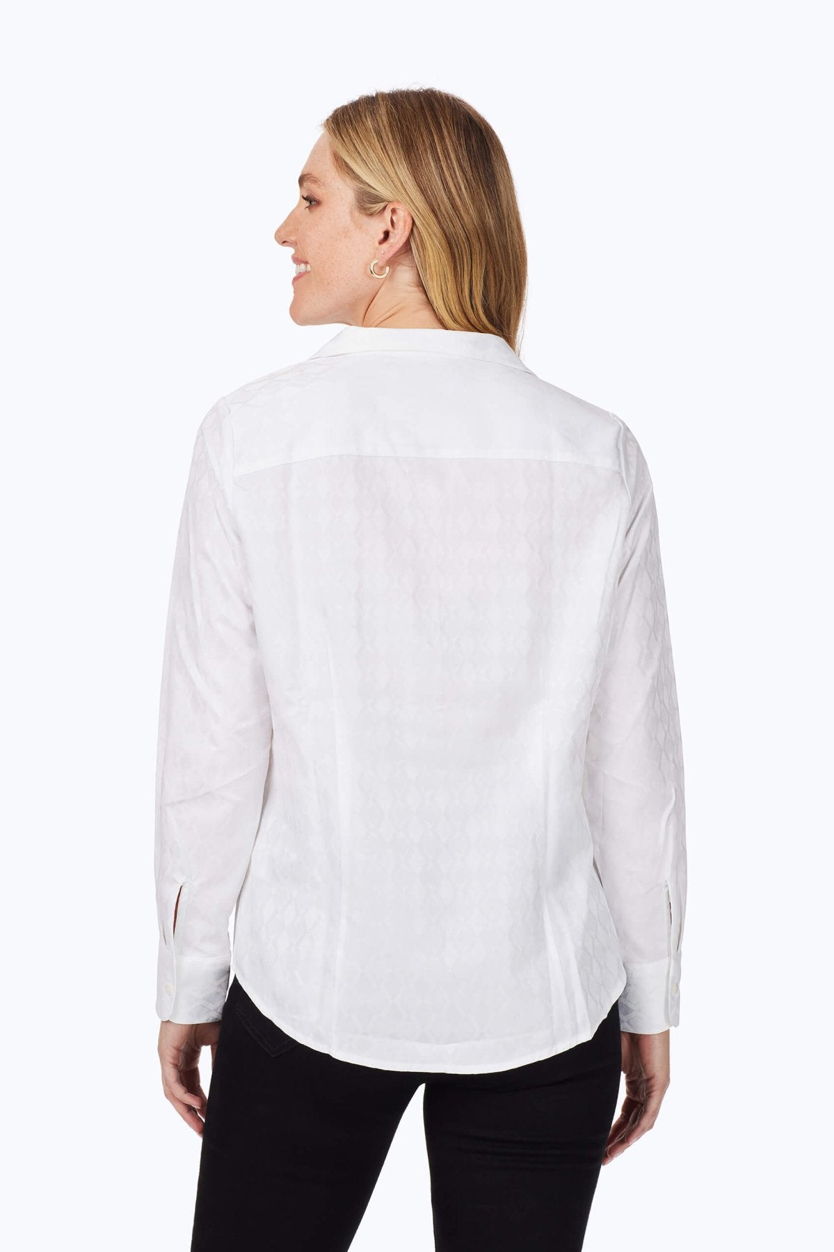 Monica Geo Jacquard Long Sleeve Shirt