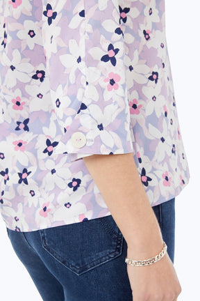 Charlotte No Iron Blush Blossoms Shirt