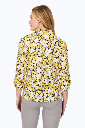 Lucie Non-Iron Hibiscus Bloom Shirt