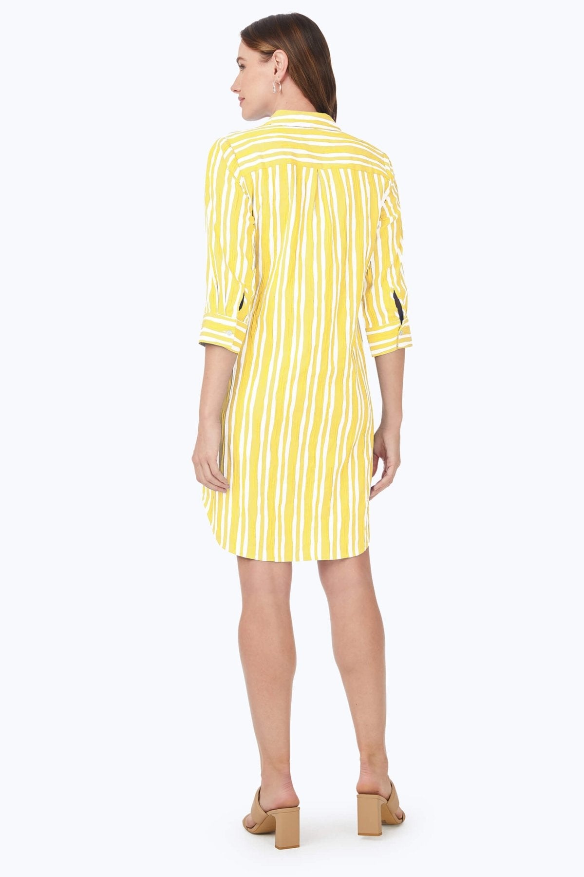 Sloane Beach Stripe Crinkle Dress