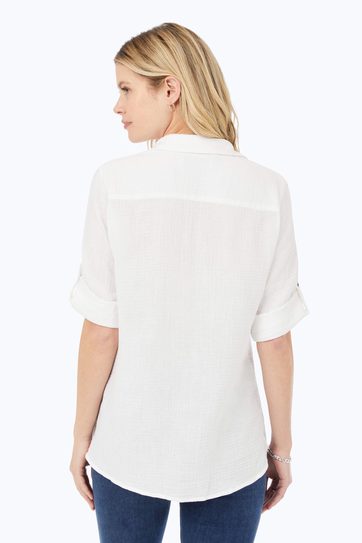 Tamara Cotton Gauze 3/4 Sleeve Shirt