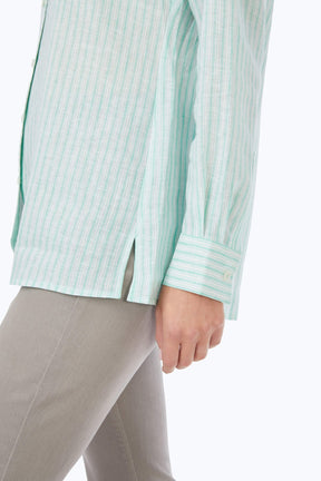 Jordan Easy Care Summer Stripe Linen Shirt