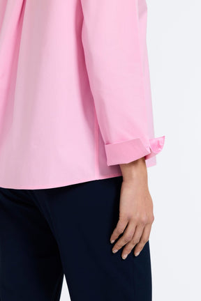 Agnes Stretch No Iron Popover Long Sleeve Shirt