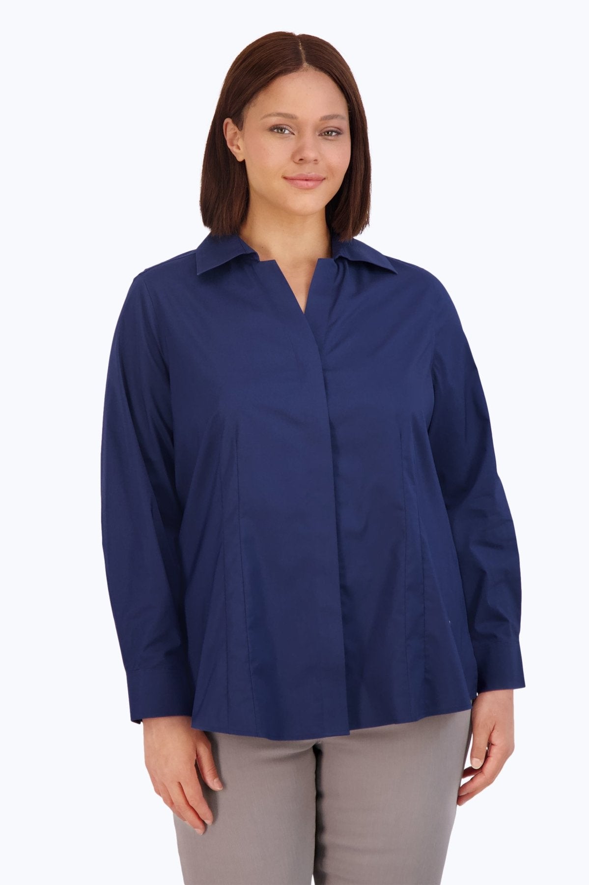 Taylor Plus Essential Stretch No Iron Shirt