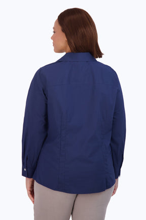 Taylor Plus Essential Stretch No Iron Shirt