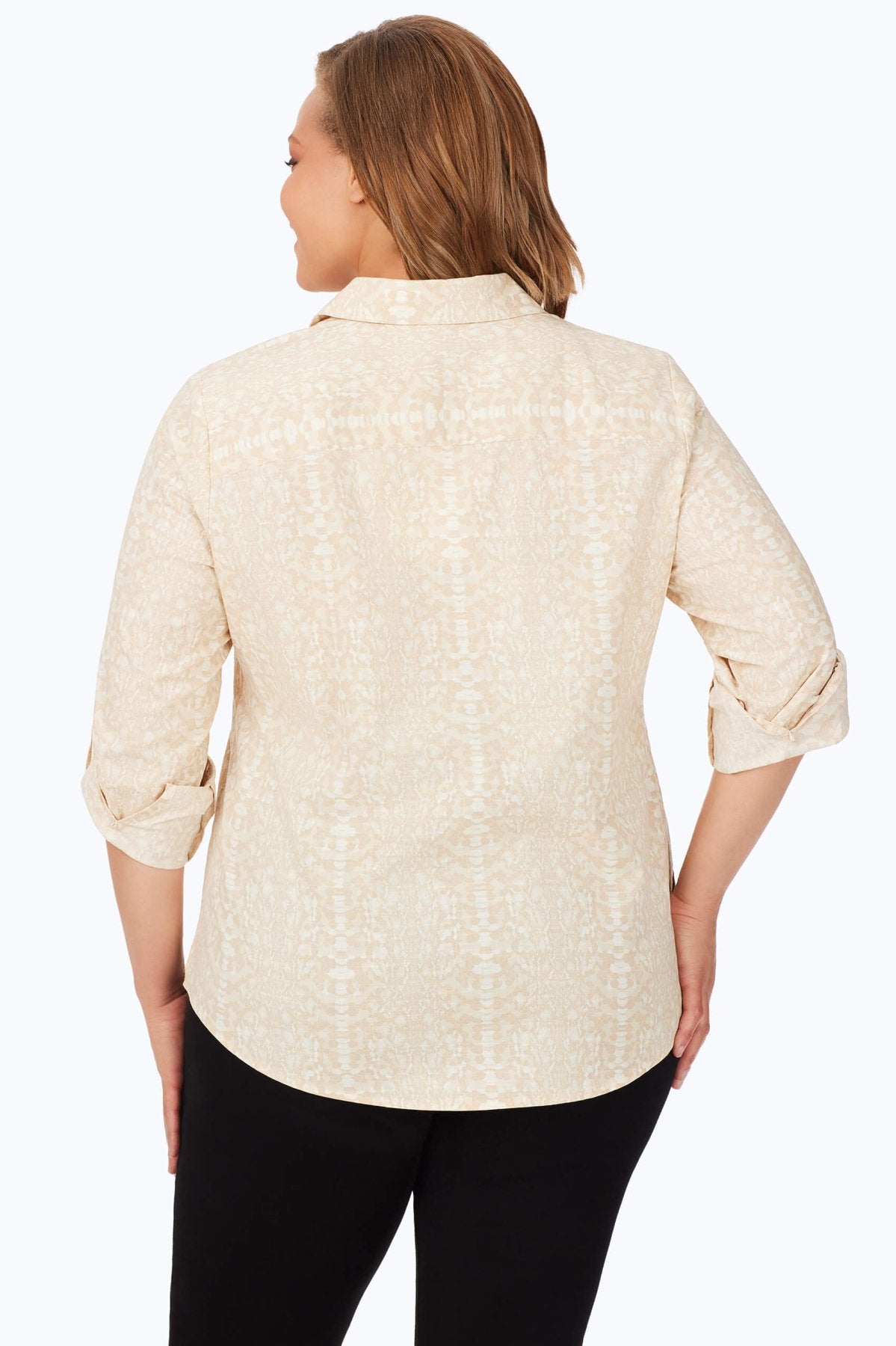 Zoey Plus Non-Iron Soft Python Shirt