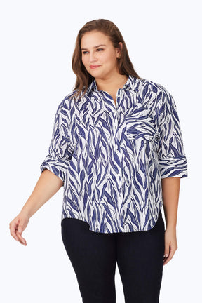 Joanna Plus Beach Botanical Tunic