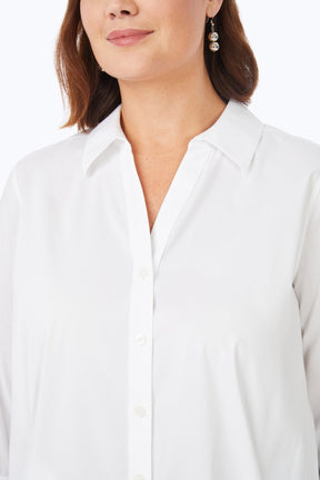 Kayla Plus No Iron Stretch 3/4 Sleeve Shirt