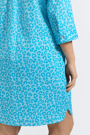 Sloane Plus Tonal Cheetah 3/4 Sleeve Dress