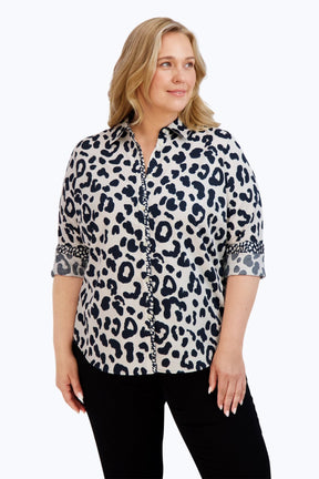 Charlie Plus Cheetah Long Sleeve Shirt