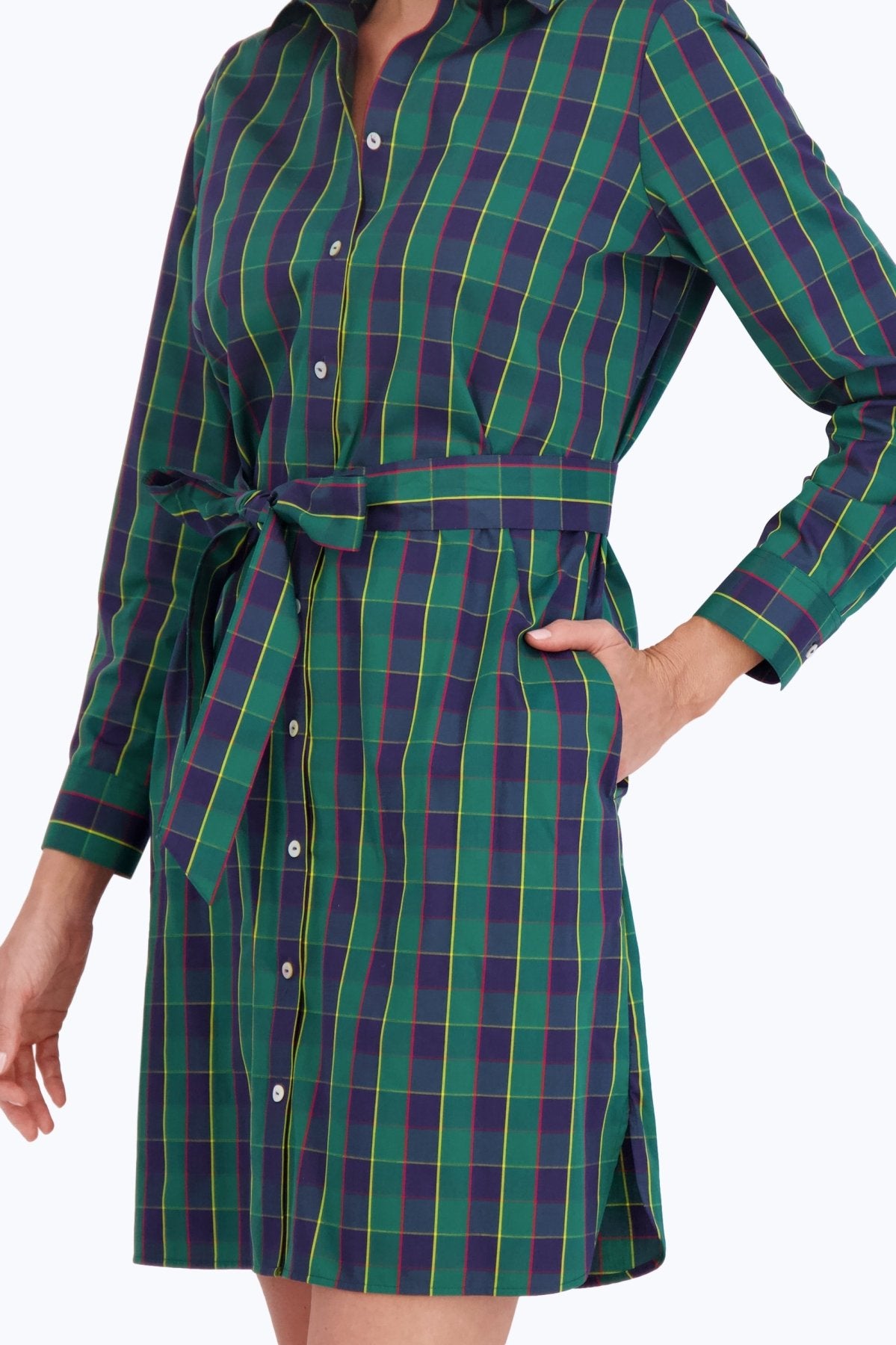 Rocca No Iron Tartan Plaid Dress