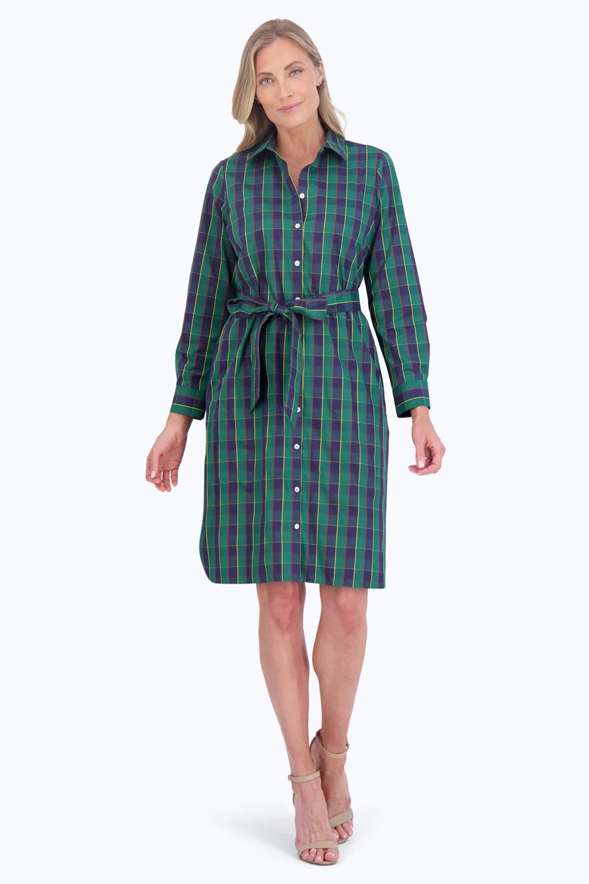 Rocca No Iron Tartan Plaid Dress