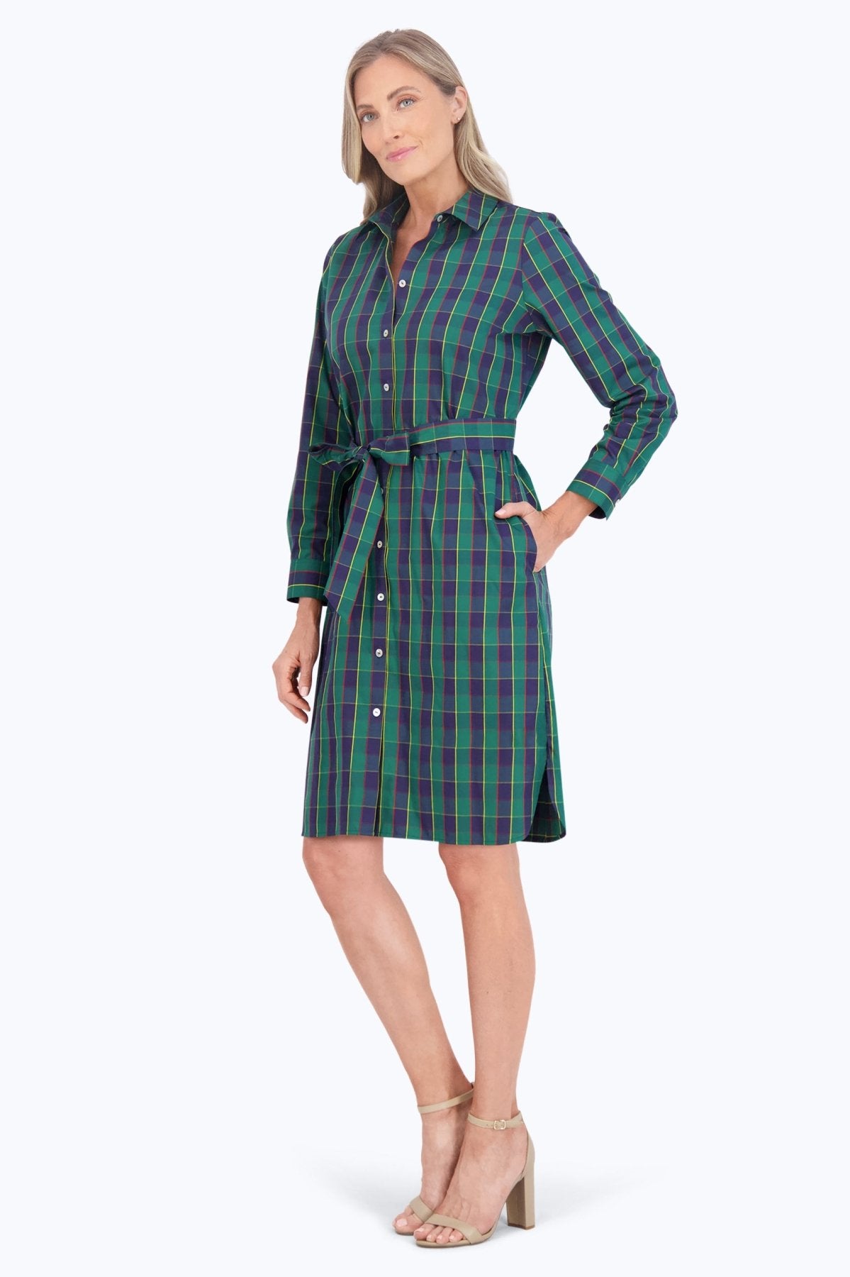 Rocca No Iron Tartan Plaid Dress