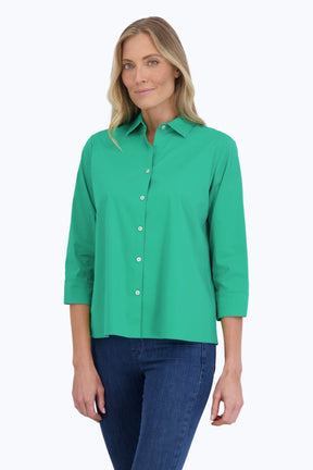 Sandra 3/4 Sleeve Stretch No Iron Shirt