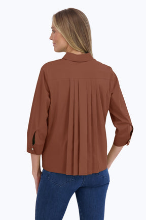 Sandra 3/4 Sleeve Stretch No Iron Shirt