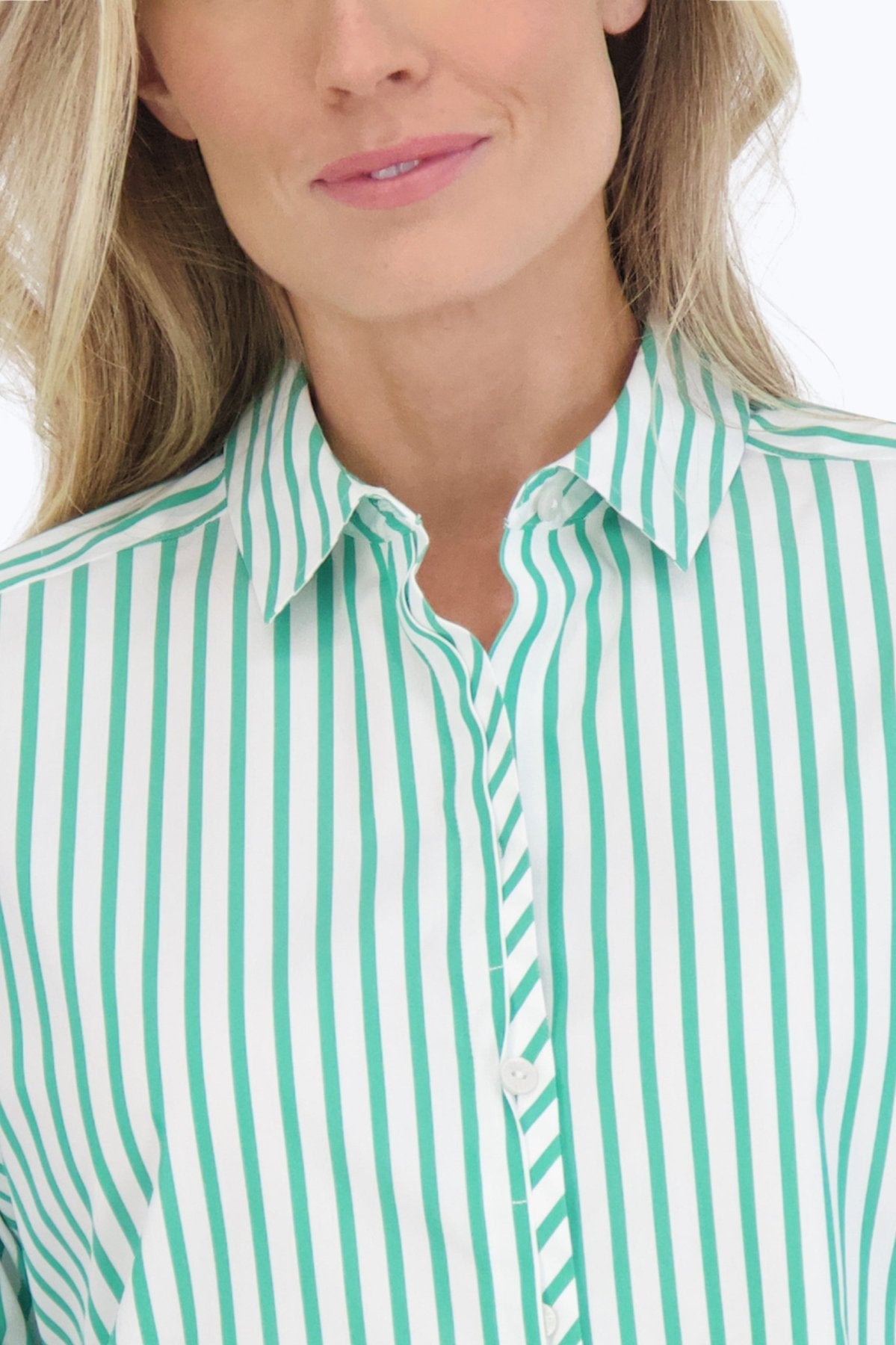 Charlie Stretch No Iron Stripe Shirt