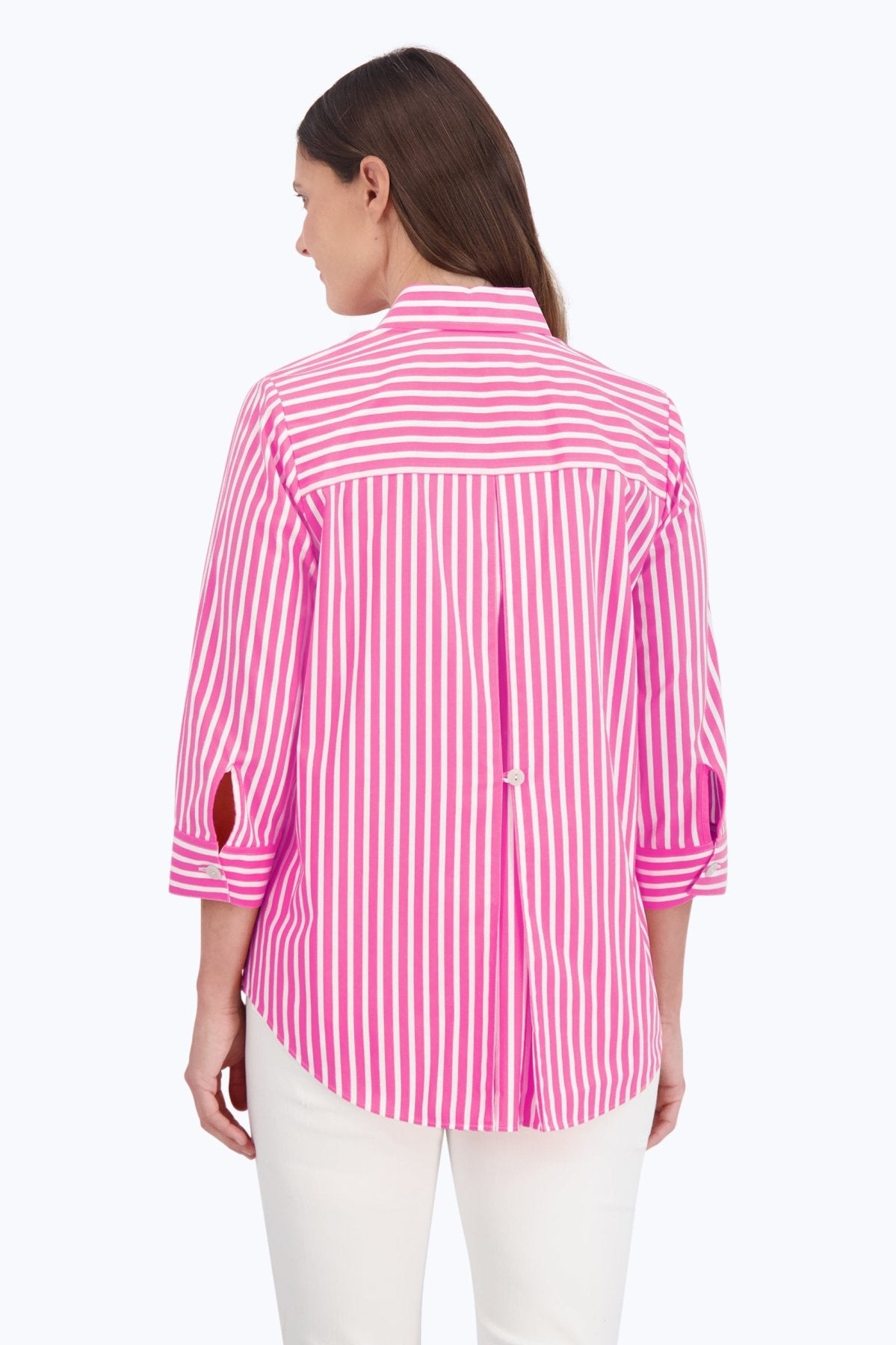 Kelly Stretch No Iron Stripe Shirt