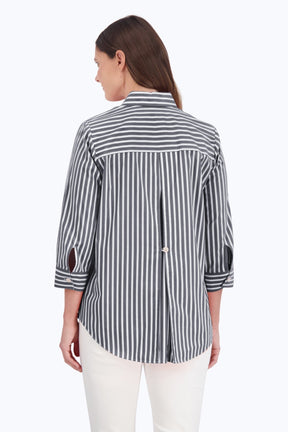 Kelly Stretch No Iron Stripe Shirt