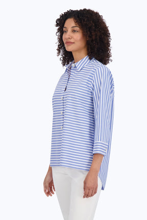 Kelly Stretch No Iron Stripe Shirt