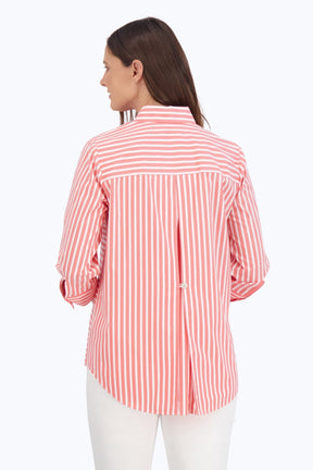 Kelly Stretch No Iron Stripe Shirt