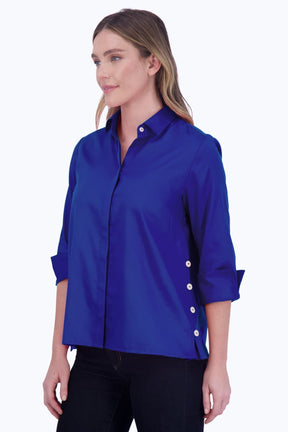 Beatrice No Iron Solid Sateen Shirt