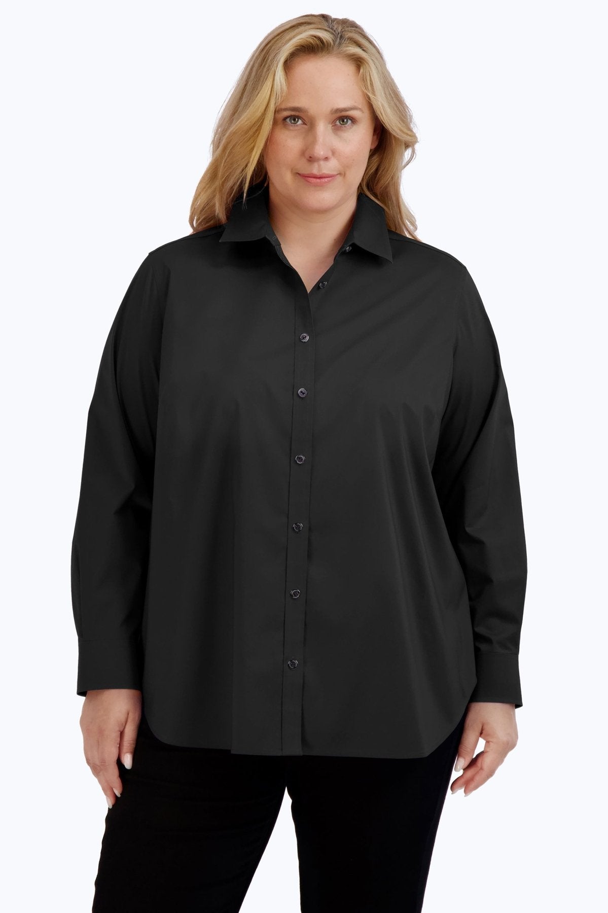 Boyfriend Essential Plus Stretch No Iron Tunic