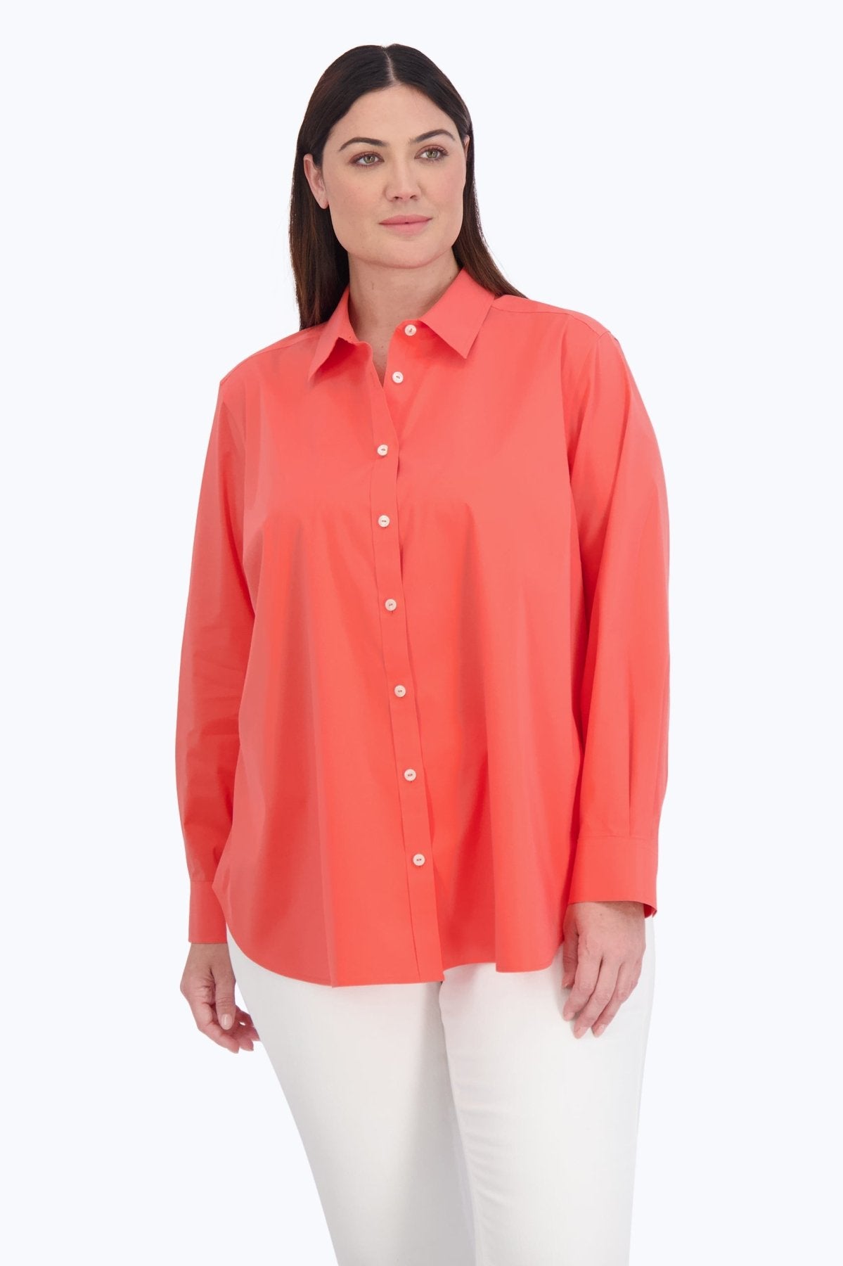 Boyfriend Essential Plus Stretch No Iron Tunic