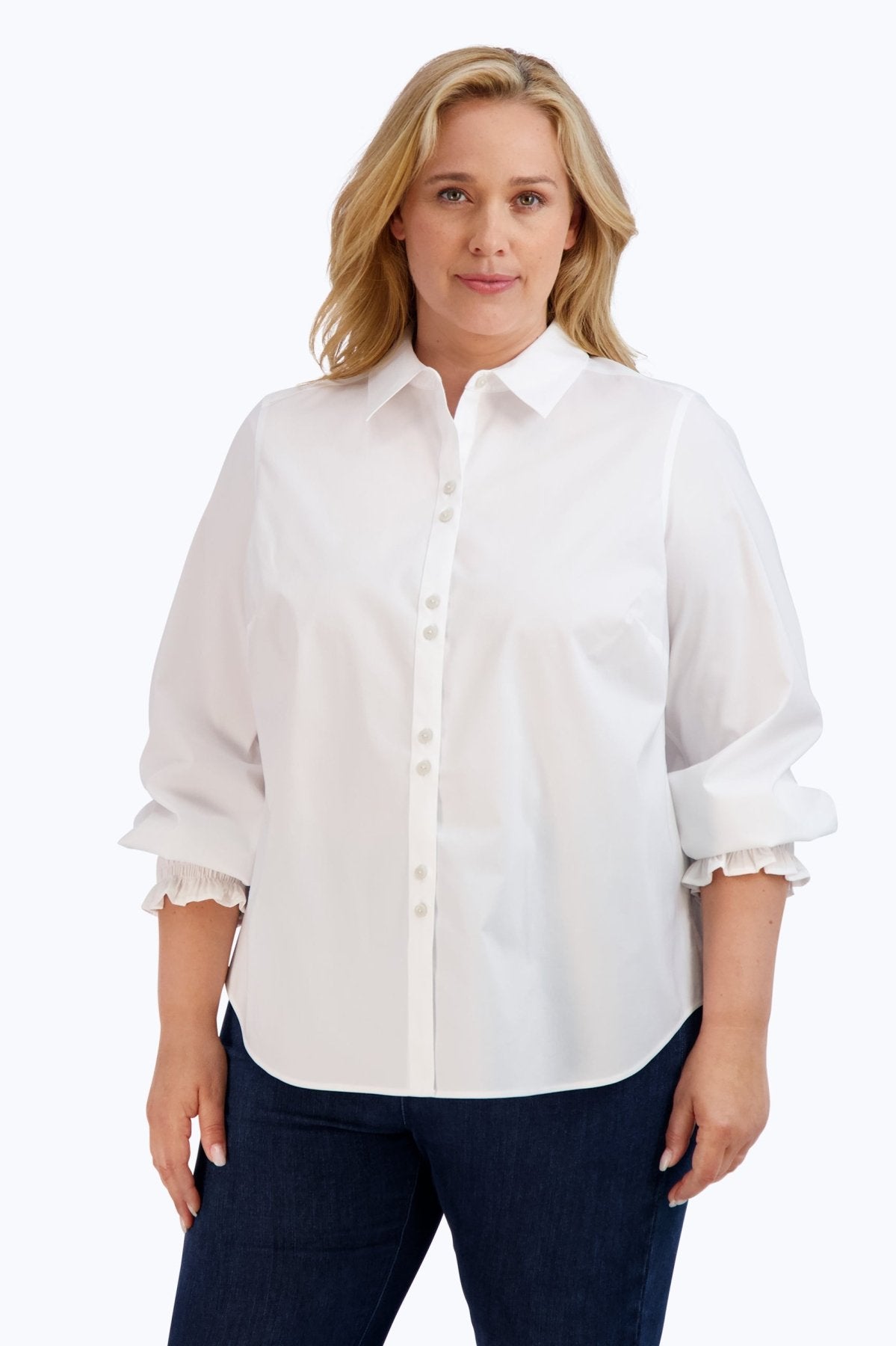 Olivia Plus Stretch No Iron Shirt