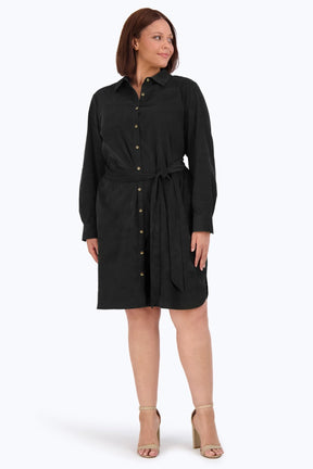 Rocca Plus Pinwale Corduroy Dress