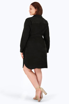 Rocca Plus Pinwale Corduroy Dress