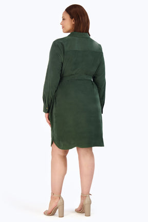 Rocca Plus Pinwale Corduroy Dress