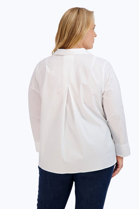 Agnes Plus Stretch No Iron Popover Shirt