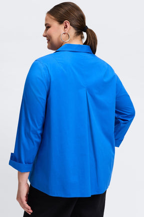 Agnes Plus Stretch No Iron Popover Long Sleeve Shirt