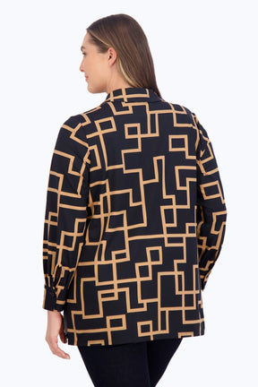 Pamela Plus Maze Jersey Tunic