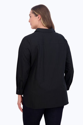 Pandora Plus No Iron Dobby Stripe Tunic